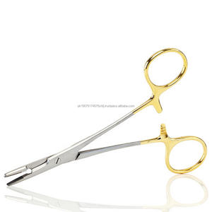 Portaagujas Hegar de Acero Inoxidable Premium, Instrumento Médico Quirúrgico Manual de Precisión, Certificado CE ISO13485, OEM Disponible - Product Image 4