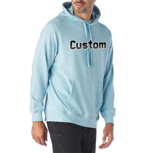 Vente en gros de sweat à capuche pour hommede haute qualité, logo personnalisé, broderie, sweat à capuche écossais zippé brodé en éponge française délavée - Product Image 6