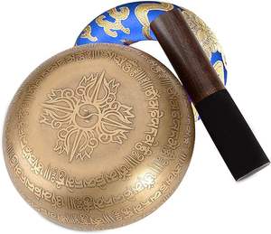 Vintage Brass <b>Singing</b> <b>Bowls</b> Painted Design High Quality Metal Antique <b>Bowl</b> Multiple Shaped Design <b>Tibetan</b> <b>Singing</b> <b>Bowl</b> - Product Image 2