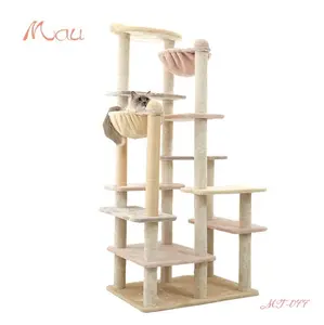 Large Climbing Modern Scratcher Security Cat Accessories Tall Cat Tree House Tower