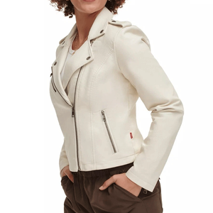 เสื้อแจ็กเก็ตมอเตอร์ไซด์หนังแท้ระบายอากาศได้ดีมีซิปเต็มรูปแบบกันน้ำกันลมปรับสีได้ตามต้องการ - Product Image 2