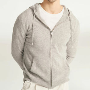 Sweat à capuche zippé pour hommes Sweat en coton biologique avec capuche zippée Sweats à capuche pour hommes Pull à capuche en polaire personnalisé - Product Image 1