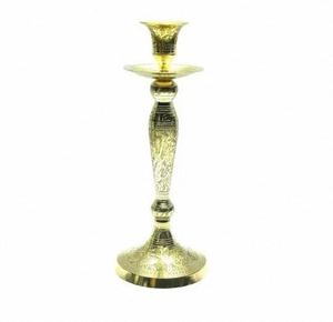 Classic <b>Brass</b> Candle <b>Holder</b> for Traditional Home Decor Designer Metal <b>Brass</b> Candle Stand for Modern Interiors - Product Image 6