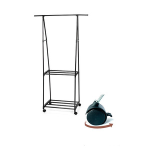 Perchero Triangular Myrva de Metal, Organizador de Armario de Dos Niveles, Diseño Minimalista - Product Image 5