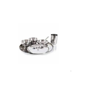 Juego de vajilla de latón, juego de cena real, juego de platos de comedor de 4 piezas con vidrio y tamaño personalizado, gran oferta - Product Image 2