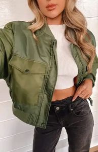 Winter Fall Trendy Women's <b>Jacket</b> Coat Embroidery <b>Patchwork</b> Crop Active Gym Sport Wear Baseball Bomber <b>Jacket</b> for Women Winter - Product Image 4