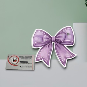 Paleta de Extensión de Pestañas Magnética con Diseño de Lazo Morado, Linda Paleta Rectangular de Diamantes para Artistas de Pestañas, Acrílico Personalizado - Product Image 5