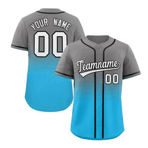 เสื้อเบสบอลผ้าเจอร์ซีย์ระบายอากาศได้ดีสไตล์ใหม่ - Product Image 2