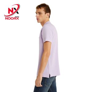 Noorx เสื้อโปโลผู้ชายกีฬาผ้าฝ้าย100% คอปกพับแขนครึ่งสไตล์ล่าสุดออกแบบได้ตามต้องการ - Product Image 4