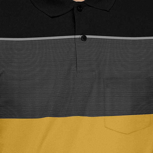 Chemises polo pour hommes, tissu léger et lisse, idéal pour un usage quotidien par temps chaud, respirant, col structuré, chemises polo pour hommes - Product Image 4