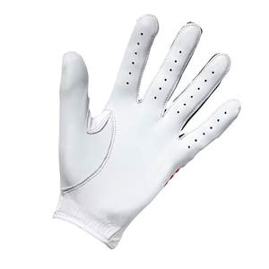 Guantes de golf de piel de oveja blancos personalizados para hombres y mujeres, antideslizantes, transpirables, de cuero genuino, agarre suave, protección UV, logotipo personalizado para - Product Image 6