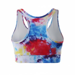 Custom Women Sports <b>Bra</b> High Support <b>Racerback</b> Workout Running Gym Activewear - Product Image 2