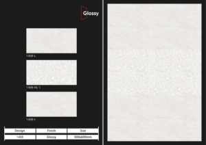 Azulejos cerámicos modernos de 300x600 mm para pared de baño y cocina, con acabado brillante o mate, efecto azúcar tallado, diseño de pared interior de lujo. - Product Image 3