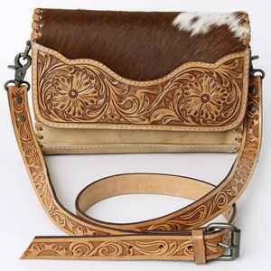 Hot Deal Nueva llegada Western Tooled Clutch Bag Mano Tooled Western Sling Design Ready Stock para niñas - Product Image 2