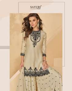 Última tendencia Ropa étnica de moda de alta calidad Chinon Salwar Traje Bordado Trabajo Mujer Moda Fabricante - Product Image 6