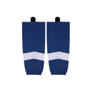 Chaussettes de hockey sur glace personnalisées avec nom de marque personnalisé, couleur d'équipe, respirantes, écologiques pour adultes (polyester/coton) - Product Image 6