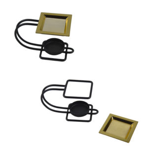 Brûleur d'encens à double couleur de conception moderne avec une finition de qualité supérieure, porte-encens en métal multiple, décoration de la maison - Product Image 1