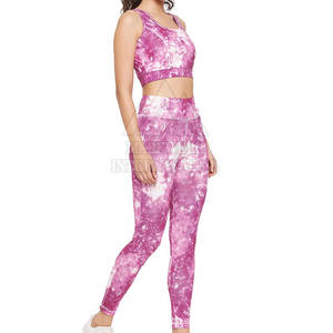 Diseña tu propio conjunto de yoga para mujeres Gimnasio Fitness Wear Ligero Nuevo estilo Conjunto de yoga para mujeres a la venta - Product Image 4