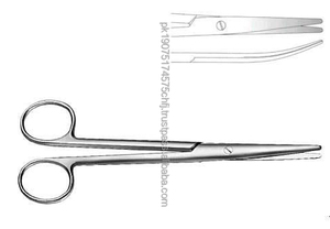 Tijeras de Disección Metzenbaum de Acero Inoxidable Premium CE, Hojas Curvas y Rectas, Cirugía de Tejidos Blandos, Certificación ISO13485, OEM - Product Image 5