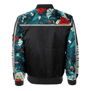 เสื้อแจ็กเก็ตบอมเบอร์สำหรับผู้ชายเสื้อโค้ทผ้าแคนวาสหนาระบายอากาศได้ดีปรับแต่งได้ - Product Image 4