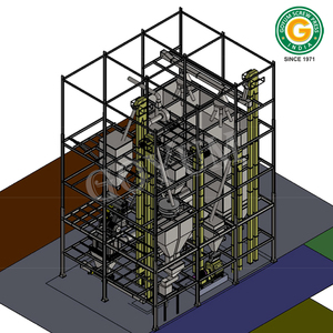 Nouvelle usine complète de production d'aliments pour animaux de 500 kg/h pour bovins et volailles, machines de traitement des aliments à moteur haute capacité pour poulets - Product Image 1