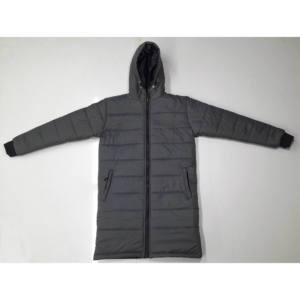 Chaqueta Acolchada Larga Negra de Alta Calidad para Hombre, Chaqueta Cortavientos de Invierno con Capucha para Hombre - Product Image 5