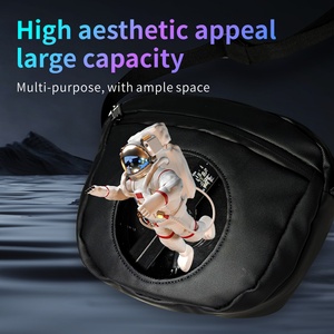 Sac à dos ventilateur 3D, projecteur holographique, panneau LED, lampe holographique, lecteur, machine, publicité 3D, sac bandoulière holographique - Product Image 4