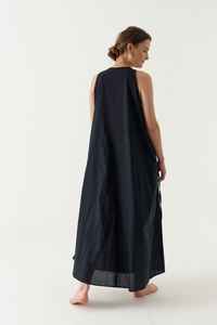 Vestido Largo sin Espalda, Ecológico, Lavable, 100% Algodón, Cintura Holgada, Sexy, Estilo Bohemio, Verano - Product Image 6