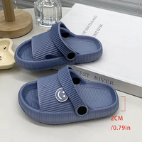 Claquettes pour enfants et adultes, antidérapantes, à semelle texturée, avec bride arrière, pour la plage, la piscine, la maison