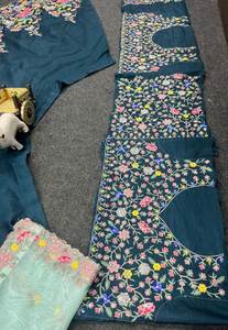 Travail traditionnel Zari ensemble Lehenga de mariée formelle mariage artisanal Lehenga Choli embellissements complexes pour l'hiver indien - Product Image 4