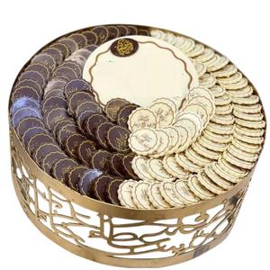 Qualité supérieure Argent Métal En Acier Inoxydable Bol Dessert Titulaire Pour La Restauration À Domicile-Meilleure Vente Chocolat Plat De Service En Vente - Product Image 3