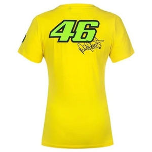 Camiseta de Manga Corta VR46 para Mujer de VALENTINO ROSSI, Ligera, Transpirable, 100% Algodón Jersey, Diseño Animado, Talla XXS - Product Image 2