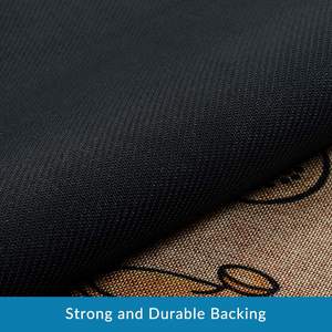 Ensemble personnalisé de deux tapis de cuisine rectangulaires modernes en lin, anti-fatigue, imperméables, faciles à nettoyer, avec support en caoutchouc et caractéristiques amortissantes - Product Image 4