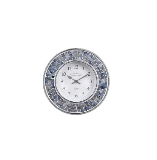 Relógio de parede em mosaico estilo europeu de 12 polegadas, modelo minimalista para presentes, produto mais vendido e estilo exclusivo