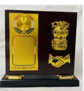 Placa de Certificado de madera plegable negra personalizada, premio de Placa dorada, caja de placas de madera en blanco para Tradeshow - Product Image 5