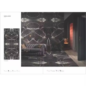 Monouth Dalle de porcelaine émaillée en ardoise 1200x2400mm 48x96in aspect marbre pour murs et sols - Product Image 5