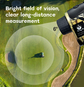 射箭狩猎激光测距仪 7X 5-2000码 LCD 坡度补偿 旗杆锁定 振动功能 可充电 CR-2 精密 - Product Image 4