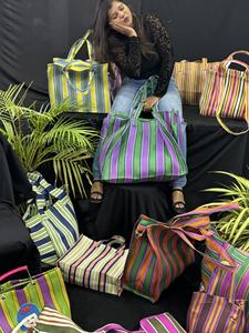 Sacs à provisions en PP recyclé sur le marché du nylon indien avec pochette Sac à linge durable en plastique polypropylène fabriqué en Inde - Product Image 6