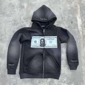 Pull à Capuche Vintage Lavé à la Pierre Impression Personnalisée Vente en Gros Sunfade Hoodies Vente en Gros Pas Cher et de Haute Qualité - Product Image 1