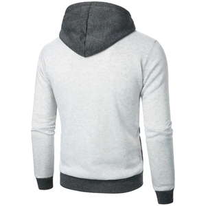 Pull en coton lourd de haute qualité Heather Gray Fleece Sweatshirt Custom400 500 Gsm Puff Print logo Oversized Men hoodies - Product Image 5