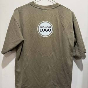 Demi manches col rond couleur sonnerie couverture en coton AIRism coton unisexe t-shirts Logo personnalisé t-shirts surdimensionnés t-shirts amples - Product Image 4