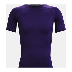 Camisa de compresión de entrenamiento para hombres, ropa de gimnasio de entrenamiento de manga corta transpirable ajustada - Product Image 5