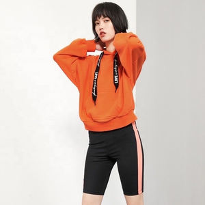 Sweat à capuche vintage en coton de haute qualité pour femmes, logo personnalisé, surdimensionné - Product Image 4