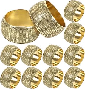 Brass Alloy Napkin <b>Ring</b> Exclusive <b>Indian</b> Christmas Table Decor for Wedding Parties Enhances Dining Ambiance - Product Image 5