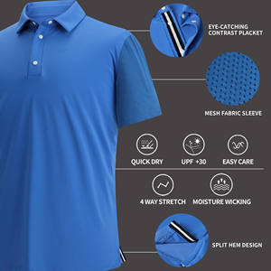 Nouveaux polos de mode hommes dernier style Polo T-Shirt à manches courtes T-Shirts d'été Oem Services polos de haute qualité - Product Image 3