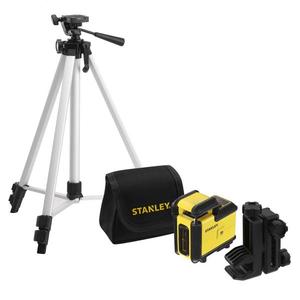 Kit de niveau laser Stanley Cross 360 avec trépied photographique et sac de transport - Product Image 1