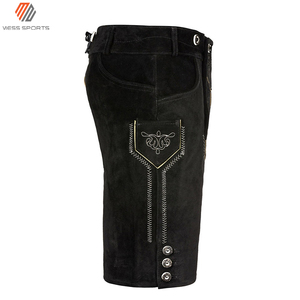 Lederhosen MESS SPORTS pour hommes, en cuir véritable, de qualité supérieure, design classique personnalisé, fabriqués en Bavière, Allemagne. - Product Image 3