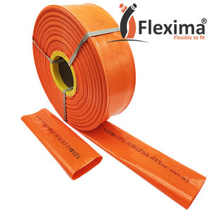 Tubos de manguera de riego agrícola flexibles duraderos ecológicos ligeros de alta presión planos de PVC profesional de primera calidad - Product Image 3