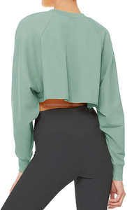 เสื้อกล้ามฟิตเนสแขนกุดของผู้หญิงเสื้อกล้ามฟิตเนสยิมเป็นมิตรกับสิ่งแวดล้อมพิมพ์ลายเสื้อครอปโยคะแบบกระดุมสำหรับปั่นจักรยานยิม - Product Image 3