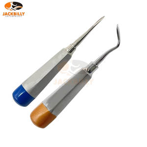 Ensemble allemand de qualité supérieure 3 ascenseurs de pointe de racine dentaire en acier inoxydable de haute qualité NO 78 79 80 Source de machines d'instruments médicaux - Product Image 6